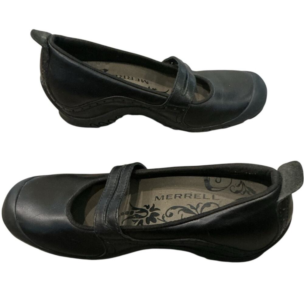 Merrell Plaza Bandeau Womens Mary Jane US 7 EU 37.5 Black Gorpcore Comfort Twee